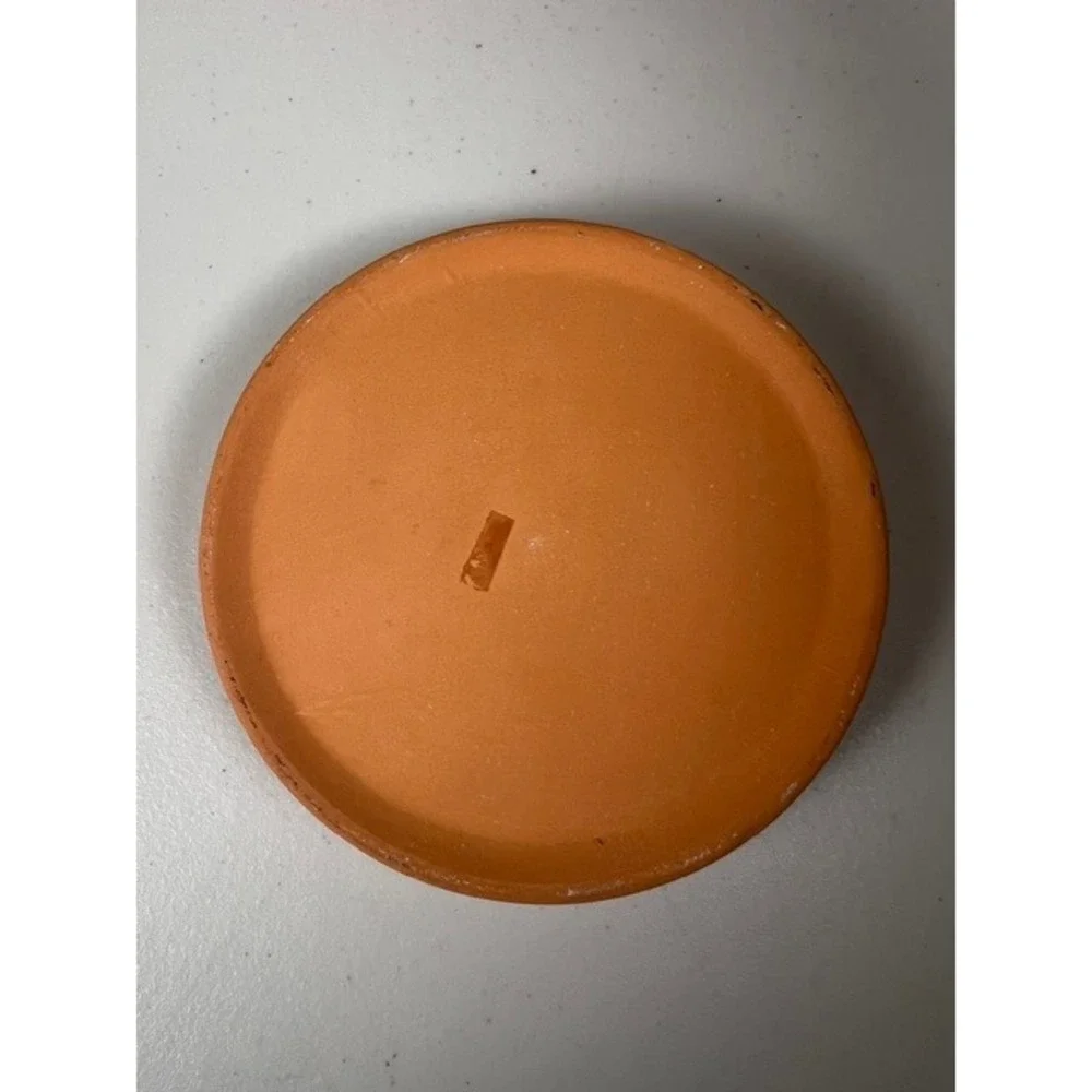 Terracotta Garlic Roaster Keeper Set with Glazed Base and Garlic Bulb Handle
